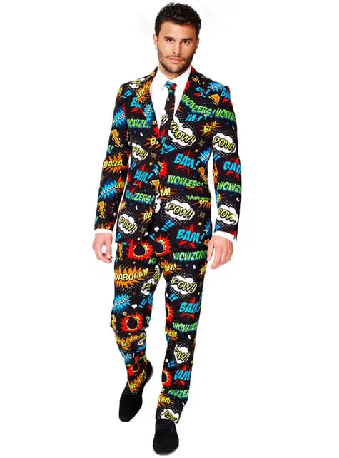"Badaboom" Comic Anzug - Opposuits