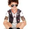 Biker Mit Tattoos Kostüm Für Babys