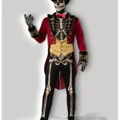 Dompteur-Skelett Kostüm Für Herren