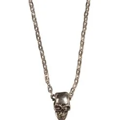 Kettenhalsband Mit Totenköpfen Golden