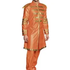 Liverpool Sänger Kostüm Orange Für Herren