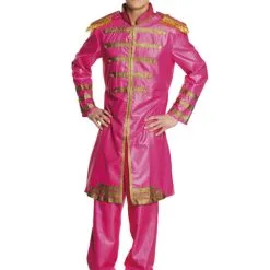 Liverpool Sänger Kostüm Rosa Für Herren