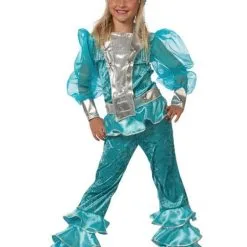 Mamma Mia Kostüm Blau Für Mädchen - Abba