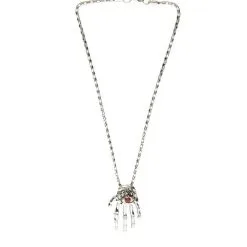 Skelett-Hand Halskette