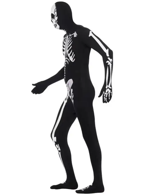 Ganzkörperanzug Skelett Mit Leuteffekt – Bild 5
