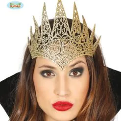 Spitze Königin Krone Gold