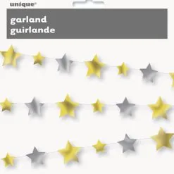 Sternen Girlande Gold-silber