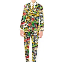 "Street Vibes" Comic Anzug Für Jungen - Opposuits