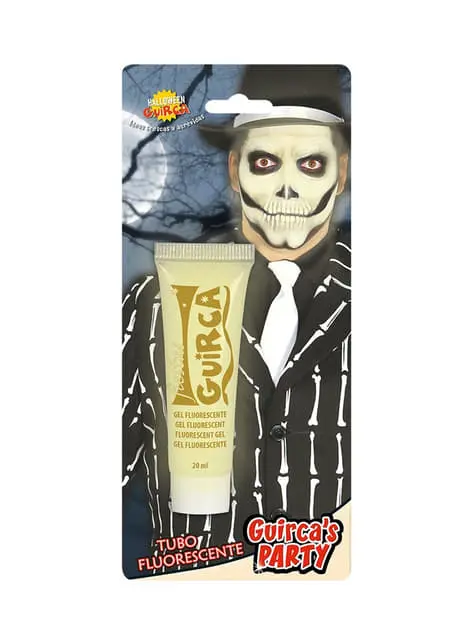 Weiße Leucht Schminke